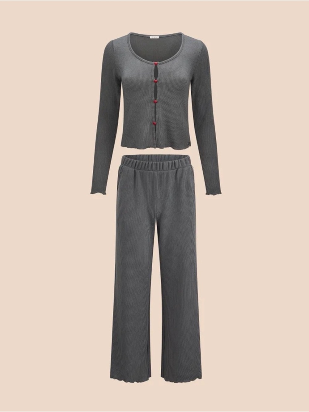 Adore Me Lounge Set with Heart Buttons